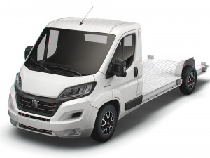 fiat ducato 3540 l4 platform cab 2022 Modelo 3D