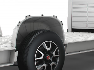 fiat ducato 3540 l4 platform cab 2022 Modelo 3D