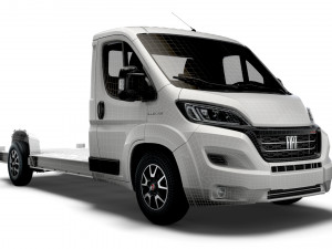 fiat ducato 3540 l4 platform cab 2022 Modelo 3D