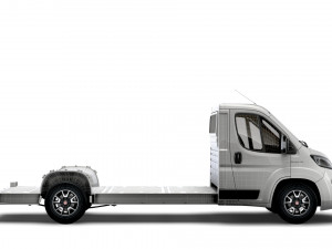 fiat ducato 3540 l4 platform cab 2022 Modelo 3D