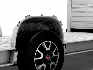 fiat ducato 3540 l4 platform cab 2022 Modelo 3D
