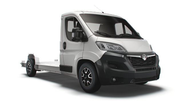 vauxhall movano 3540 l4 platform cab 2022 Modello 3D .c4d .max .obj .3ds .fbx .stl .blend 