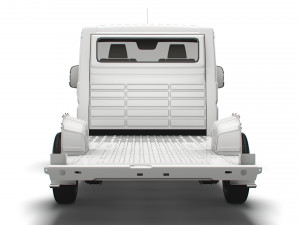 vauxhall movano 3540 l4 platform cab 2022 Modello 3D