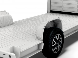 vauxhall movano 3540 l4 platform cab 2022 Modello 3D