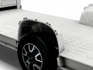 vauxhall movano 3540 l4 platform cab 2022 Modello 3D