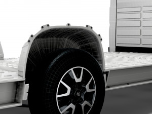 vauxhall movano 3540 l4 platform cab 2022 Modello 3D