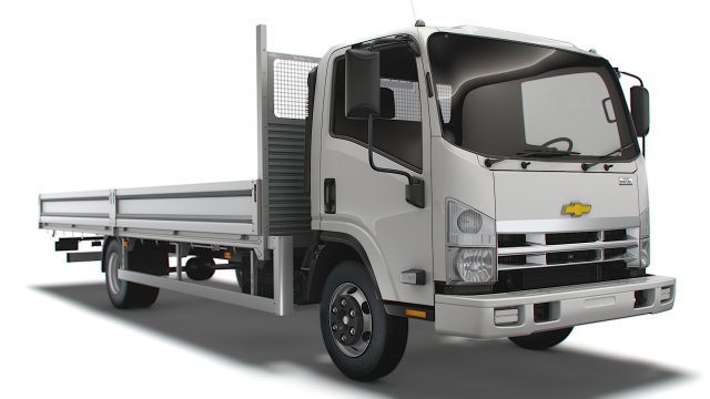 chevrolet w3500 rigid body truck 2021 3D Модель .c4d .max .obj .3ds .fbx .stl .blend 