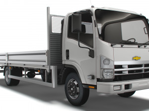 chevrolet w3500 rigid body truck 2021 3D मॉडल