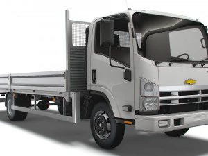 caminhão de carroceria rígida chevrolet w3500 2021 Modelo 3D