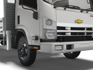 chevrolet w3500 rigid body truck 2021 3D Модель