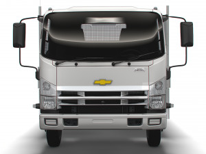 chevrolet w3500 rigid body truck 2021 3D Модель