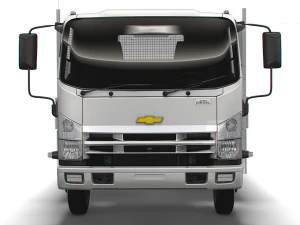 caminh&atilde;o de carroceria r&iacute;gida chevrolet w3500 2021 Modelo 3D