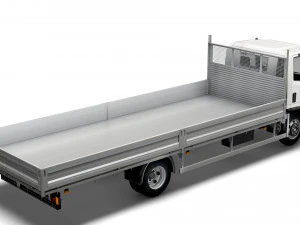 caminh&atilde;o de carroceria r&iacute;gida chevrolet w3500 2021 Modelo 3D