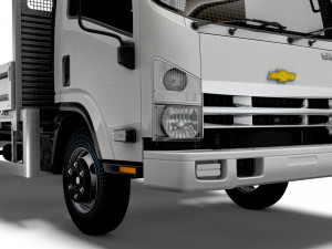 chevrolet w3500 rigid body truck 2021 3D Модель