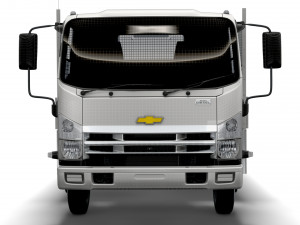 chevrolet w3500 rigid body truck 2021 3D Модель