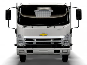 caminh&atilde;o de carroceria r&iacute;gida chevrolet w3500 2021 Modelo 3D
