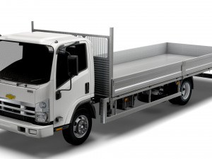 chevrolet w3500 rigid body truck 2021 3D Модель