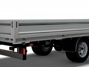chevrolet w3500 rigid body truck 2021 3D Модель