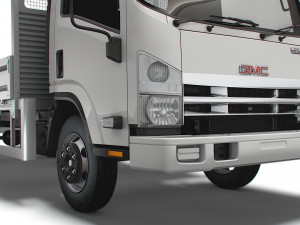 gmc w3500 rigid body truck 2021 Modèle 3D