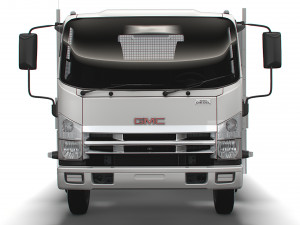 gmc w3500 rigid body truck 2021 Modèle 3D