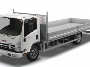 gmc w3500 rigid body truck 2021 Modèle 3D