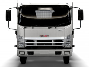 gmc w3500 rigid body truck 2021 Modèle 3D