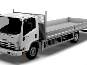 gmc w3500 rigid body truck 2021 Modèle 3D
