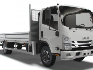 caminhão de carroceria rígida isuzu elf 2021 Modelo 3D