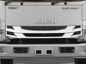isuzu elf rigid body truck 2021 3D Model