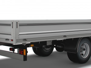 isuzu elf rigid body truck 2021 3D Model