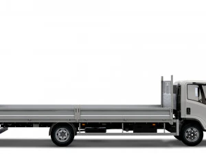 isuzu elf rigid body truck 2021 3D Model