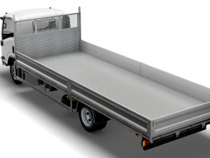 isuzu elf rigid body truck 2021 3D Model