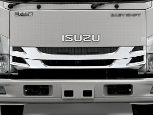 isuzu elf rigid body truck 2021 3D Model
