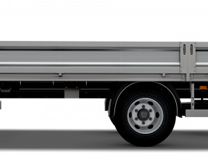 isuzu elf rigid body truck 2021 3D Model