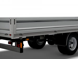 isuzu elf rigid body truck 2021 3D Model