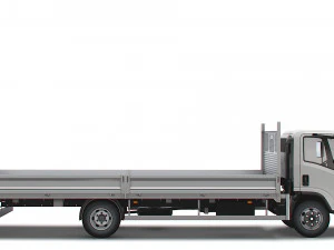 camion isuzu npr cassone rigido 2021 Modello 3D