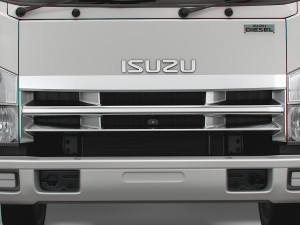 isuzu npr rigid body truck 2021 3D Model
