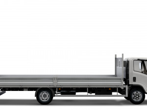 isuzu npr rigid body truck 2021 3D Model