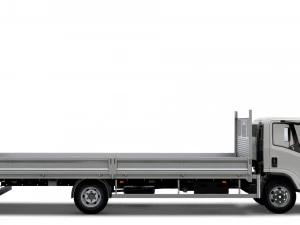 camion isuzu npr cassone rigido 2021 Modello 3D