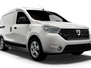 dacia dokker 2020 3D Model