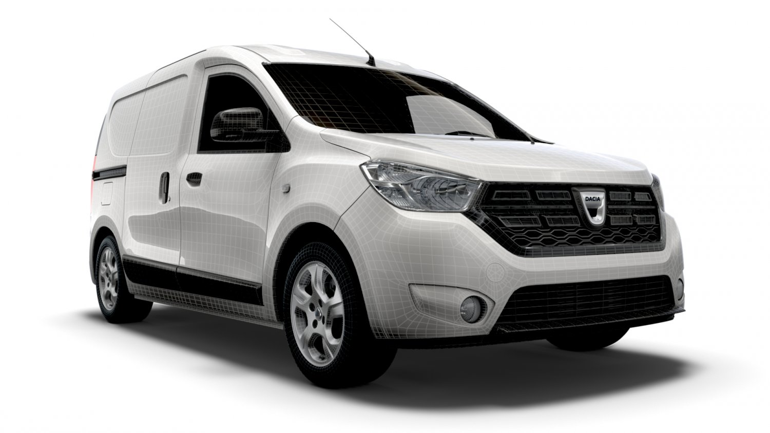 dacia dokker 2020 3D Model in Van and Minivan 3DExport