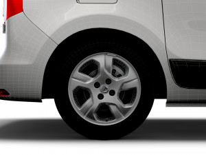 dacia dokker 2020 3D मॉडल