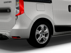 dacia dokker 2020 3D मॉडल