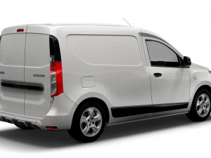 dacia dokker sd 2020 3D Model
