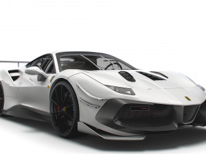ferrari gtb 488 evo 2021 3D Модель