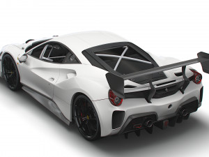 ferrari gtb 488 evo 2021 3D Model