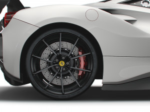 ferrari gtb 488 evo 2021 3D Model