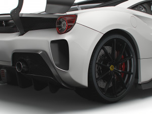 ferrari gtb 488 evo 2021 3D Model