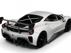 ferrari gtb 488 evo 2021 3D Model