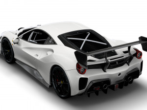 ferrari gtb 488 evo 2021 3D Model